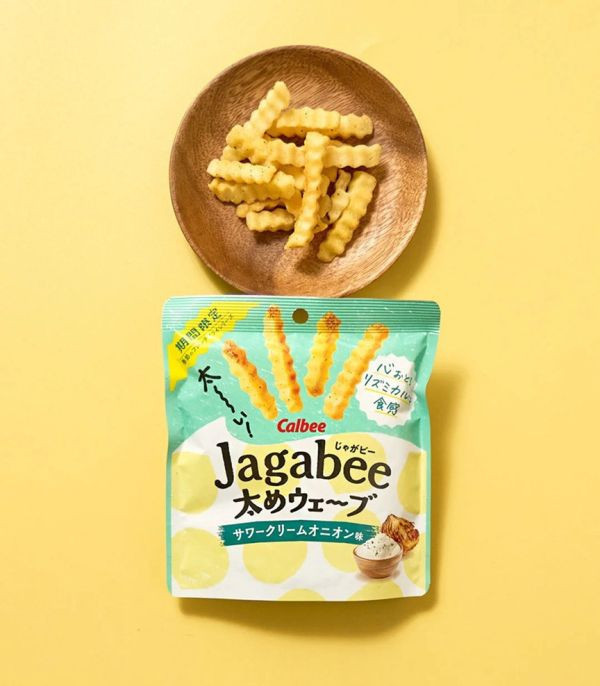**預購** Calbee Jagabee波浪細薯條(酸奶洋蔥) 