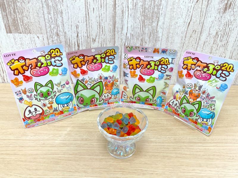 Lotte Pokemon20種造型水果軟糖夾鏈袋 