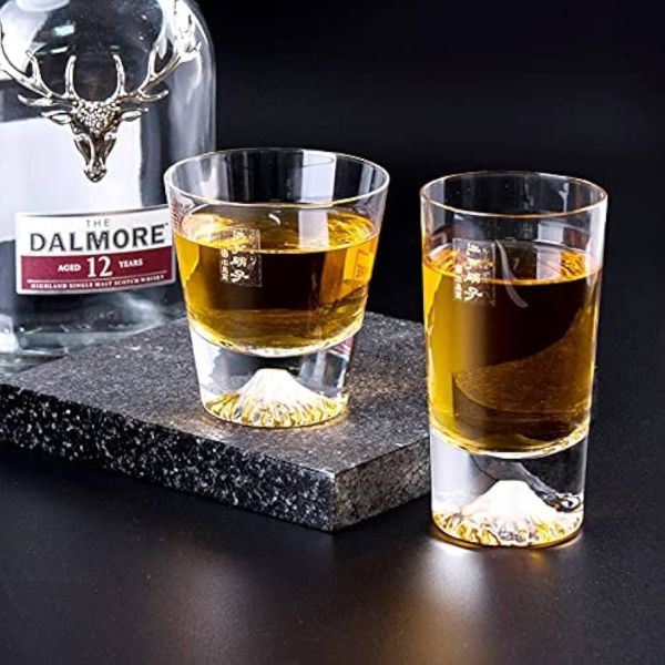 田島硝子 手工吹製富士山玻璃杯 