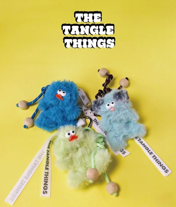 The Tangle Things 調節毛絨玩偶吊飾附袋 