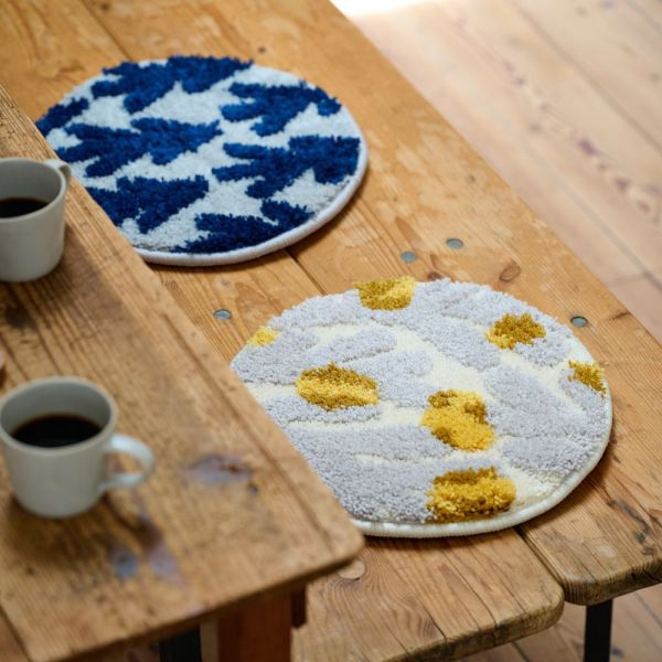 shesay 圓形毛絨椅墊 