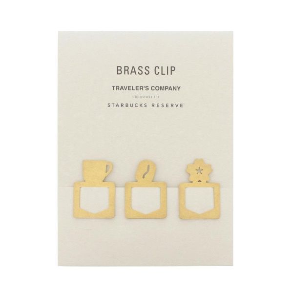 Tokyo星巴克臻選黃銅書籤三入組 
