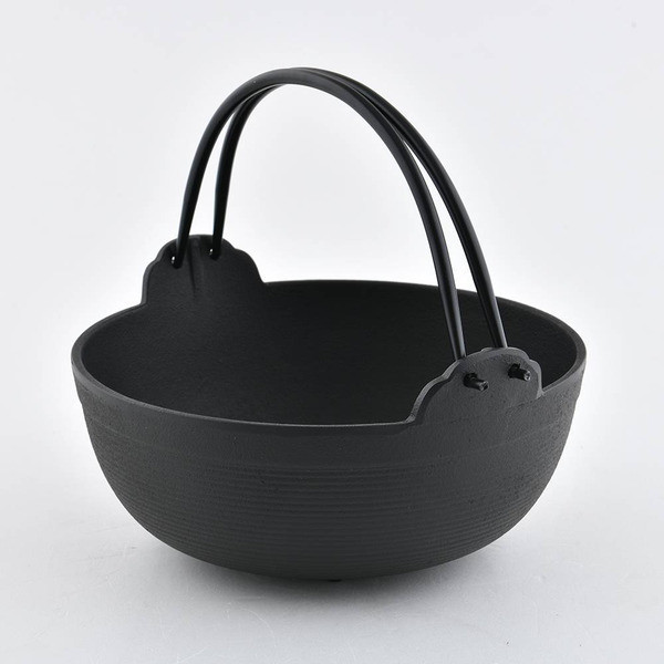 南部鐵器 圍爐深型鑄鐵鍋7寸 (附蓋) 