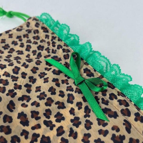 Tunic 豹紋內褲束口收納袋 