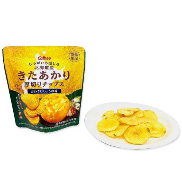 Calbee 數量限定 芥末醬油風味厚切洋芋片 