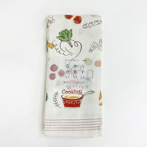 kontex 插圖紗布純棉長巾 