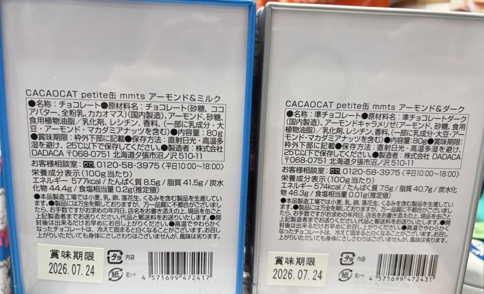 Cacaocat 貓咪杏仁牛奶巧克力球迷你鐵盒 