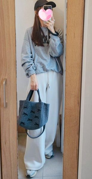 Gypsohila 蝴蝶結絎縫斜背手提袋 