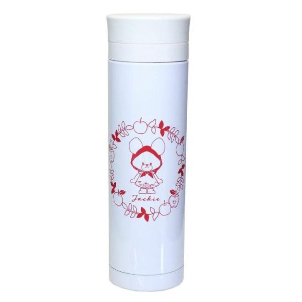 Bandai 小熊學校蘋果不鏽鋼保溫瓶 