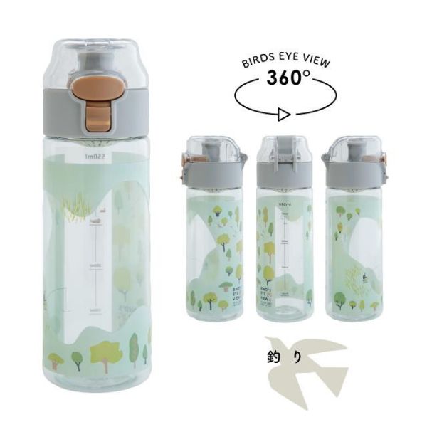 BISQUE 彈蓋式可過濾冷水瓶530ml 