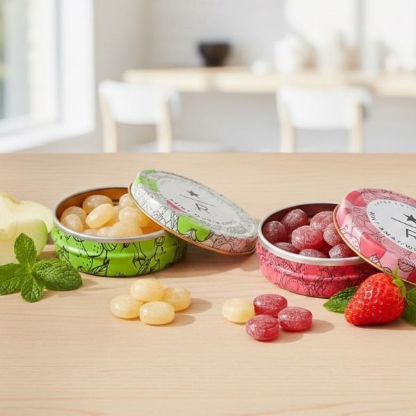 tokyo星巴克臻選草莓/青蘋果薄荷硬糖圓罐 