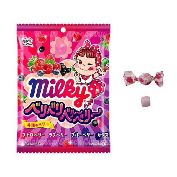 **預購** fujiya不二家 四種莓果果汁牛奶糖65g 