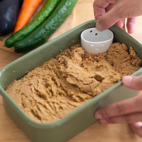 Noda Horo 琺瑯醃漬盒 1.9L 含吸水器 