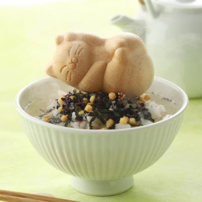 **預購** hikiri貓咪造型最中餅海苔茶泡飯1入 