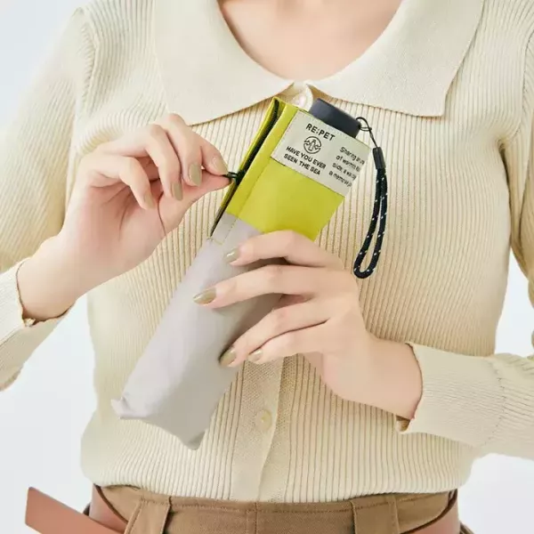 U-DAY 晴雨兼用 環保雙色折傘 