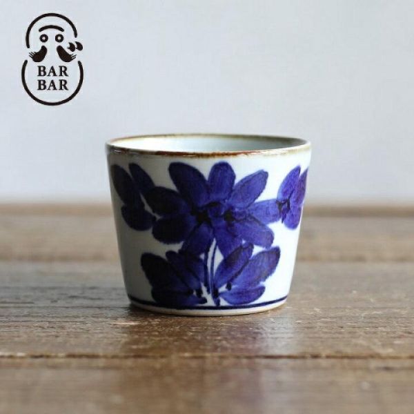BARBAR 伊呂波菊花圓點點圖陶瓷茶杯 