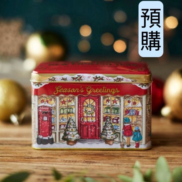 **預購** New English Teas 聖誕英式紅茶包浮雕鐵盒40入 