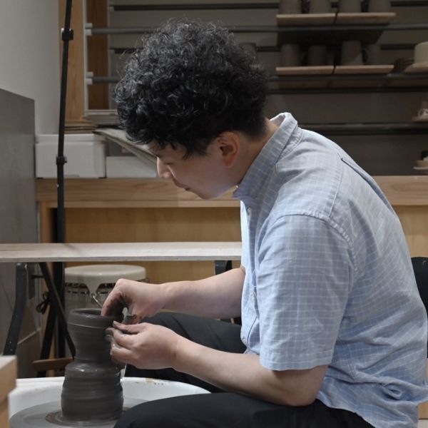 45R x 阿部慎太朗  手工陶藝船錨橢圓盤 