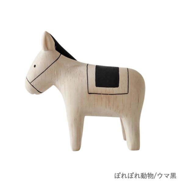 T-Lab 天然木製馬擺設 
