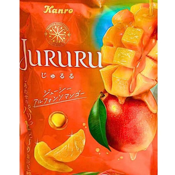 Kanro Jururu 芒果果汁軟糖 