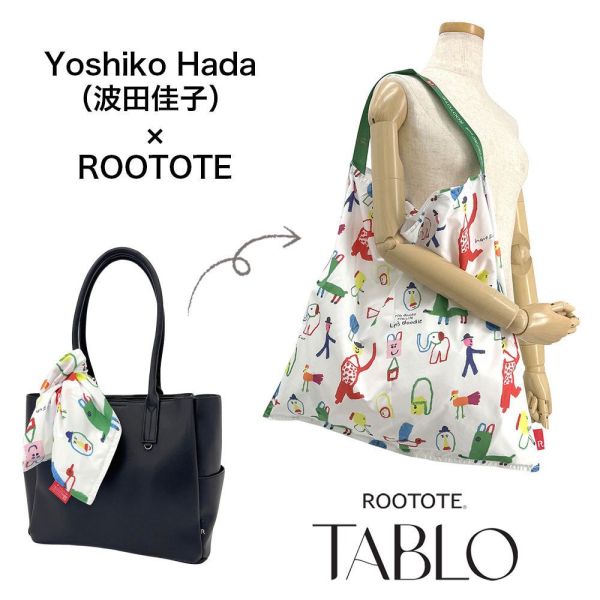 ROOTOTE  tablo 繪畫風環保袋 