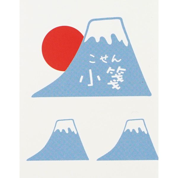 frontia 滿版富士山直式小紙條 