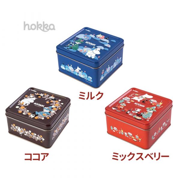 **預購** HOKKA Moomin浮雕立體鐵盒餅乾 