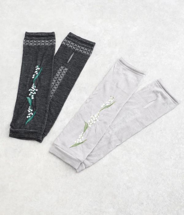 maison blanche 鈴蘭花袖套 