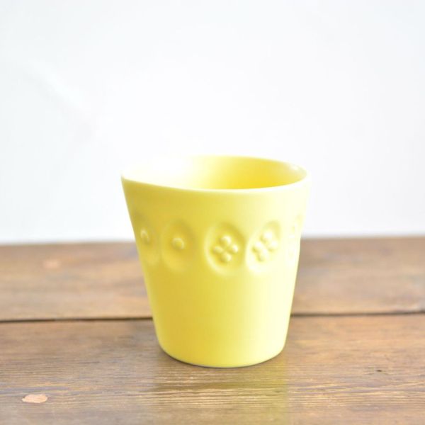 mina perhonen皆川明choucho陶瓷茶杯(黃) 