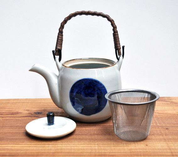 BARBAR  伊呂波藤編手柄陶瓷茶壺 