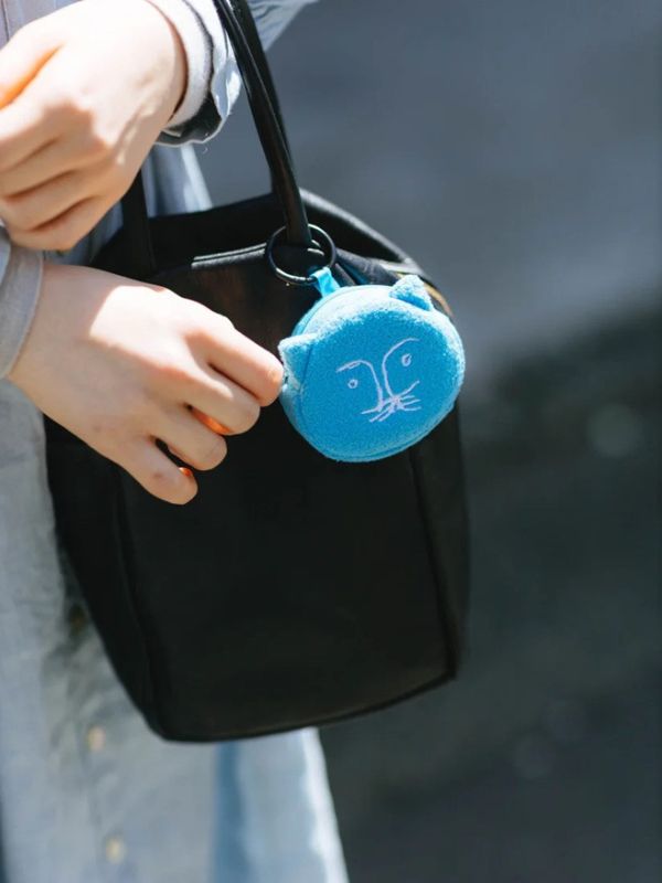 orneko 貓咪大臉收納包吊飾 