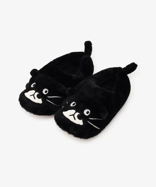 Afternoon Tea x Choi Yeon-Ju 賓士貓毛絨室內拖鞋 