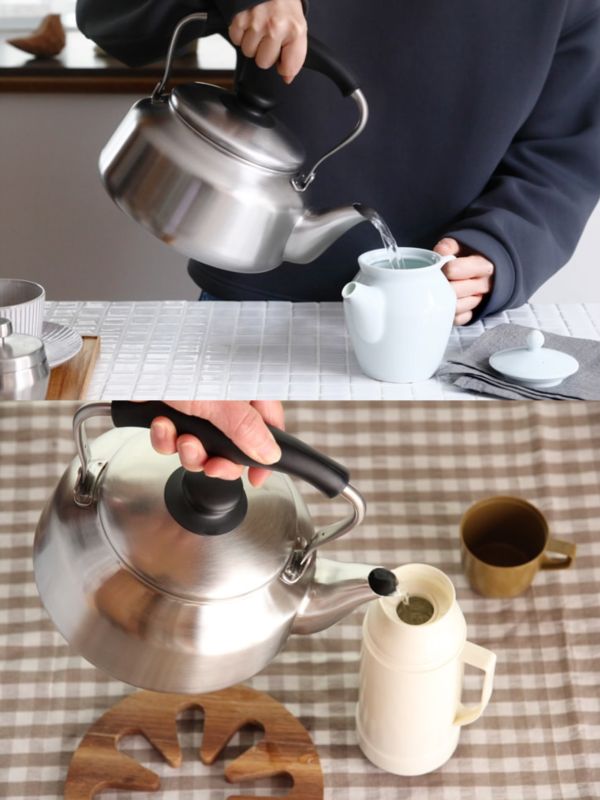 柳宗理 霧面不鏽鋼水壺 2.5L(直火/IH爐) 