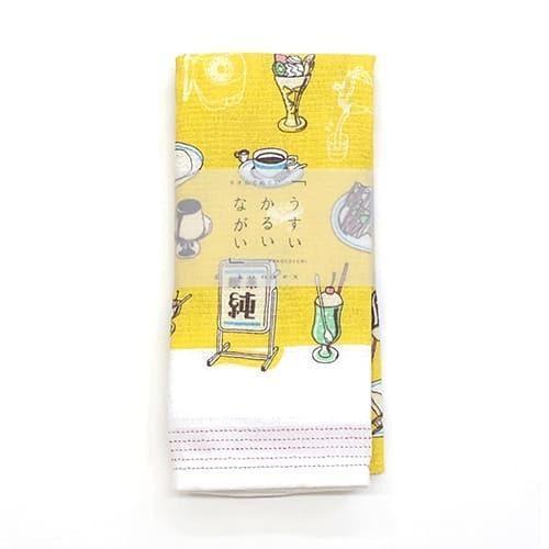 kontex 插圖紗布純棉長巾 