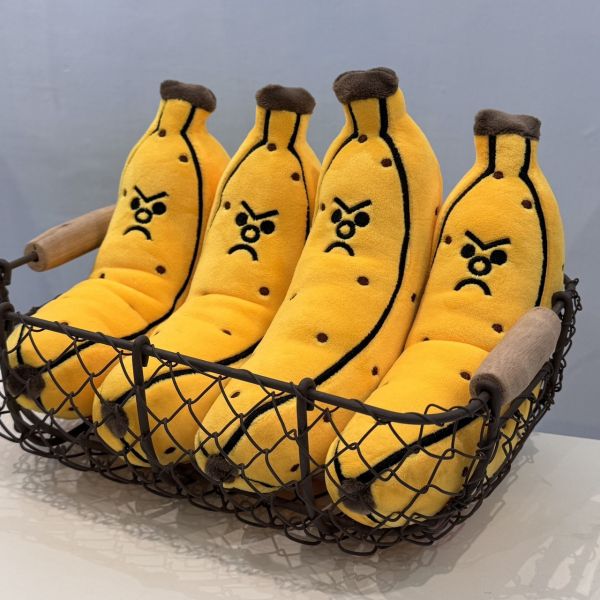 The Bee's Knees 香蕉/青蔥表情造型毛絨玩偶 