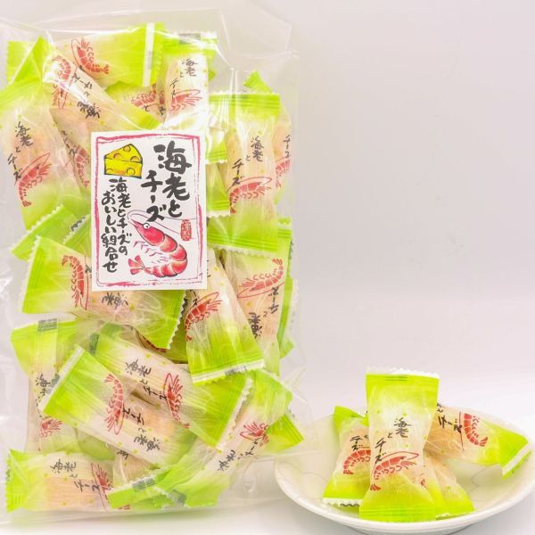 井崎商店 鮮蝦起司米果夾心小點44g 