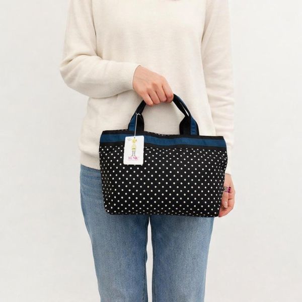 Tunic 圓點尼龍舟型手提袋 