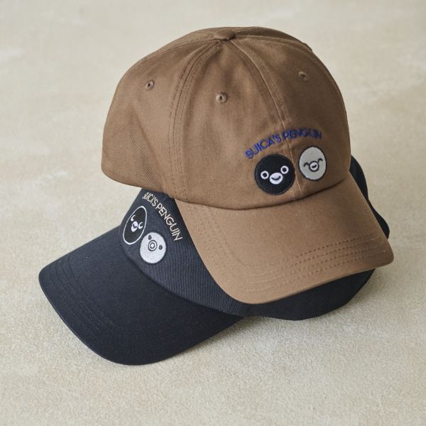 Suica 企鵝刺繡棒球帽(咖) 