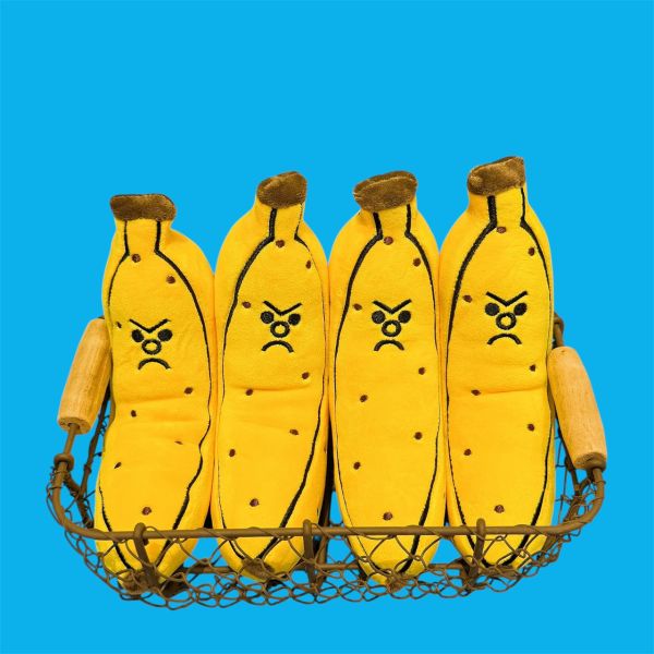 The Bee's Knees 香蕉/青蔥表情造型毛絨玩偶 