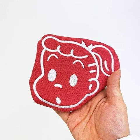 nakajima osamu goods大臉刺繡收納包 