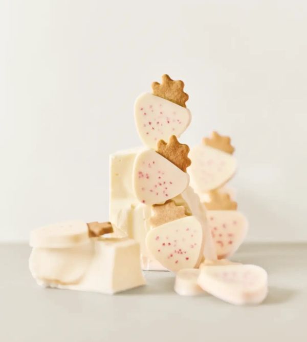 **預購** Audrey造型乾燥草莓牛奶巧克力餅乾5入 