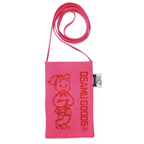 OSAMU GOODSxROOTOTE 編織手機斜背袋 