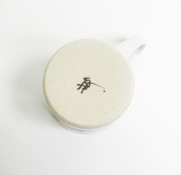 敏彩窯 藍紅蘋果波佐見燒陶瓷馬克杯 
