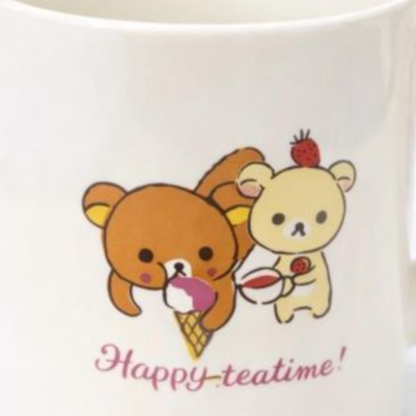 拉拉熊&朋友彩虹草莓陶瓷馬克杯 