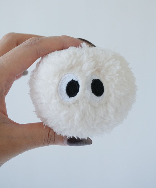 Monster 眼睛雪怪毛絨圓吊飾 