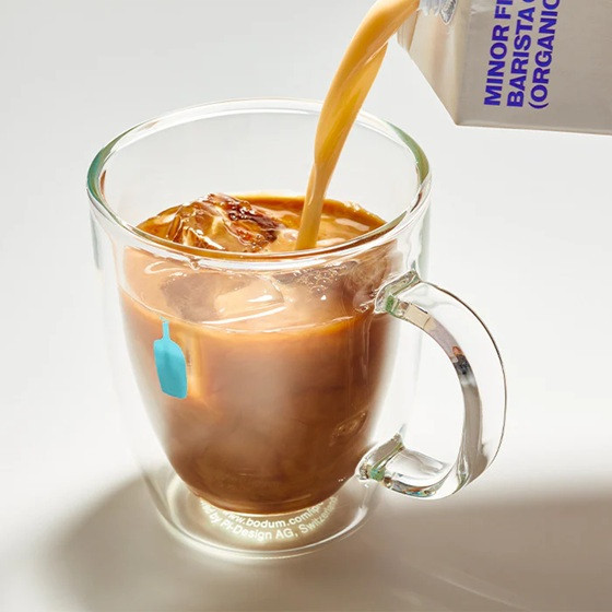 bodum 藍瓶雙層耐熱玻璃杯 