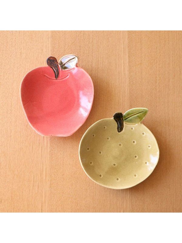 madu 蘋果/橘子造型陶瓷小盤 