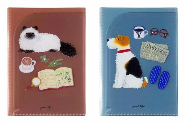 米津祐介 貓咪6格A5文件夾(咖) 