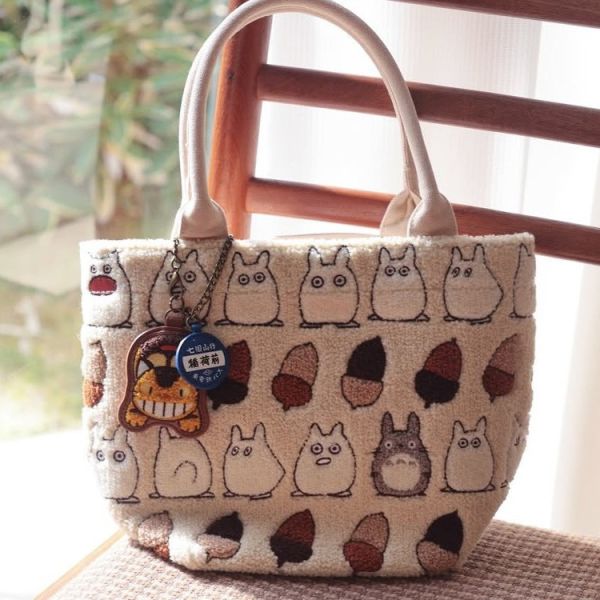 龍貓 Totoro 橡果刺繡手提包 