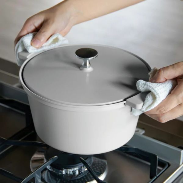 Cb Japan Mupot 輕量無水調理鍋20cm(淺灰) 
